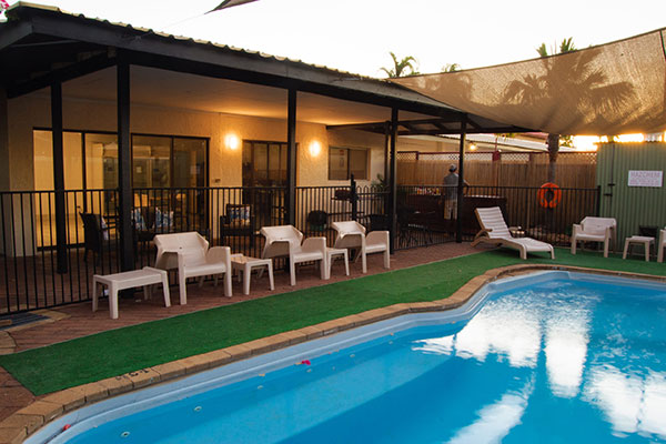 Motel swimming pool